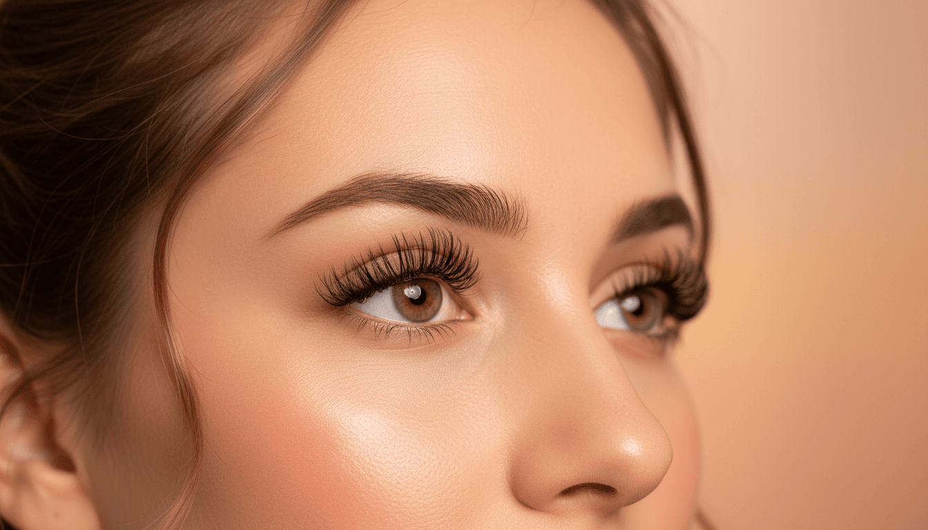 Lash lift and tint result