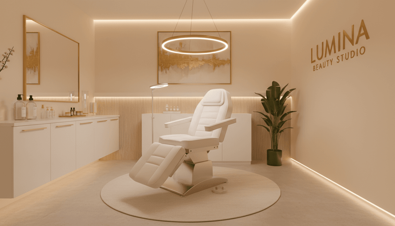 Cozy and professional lash and brow studio in London