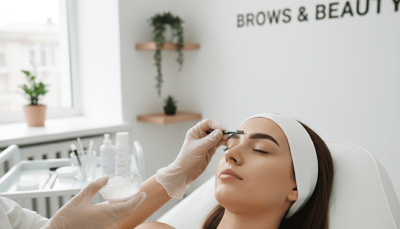 Brow lamination