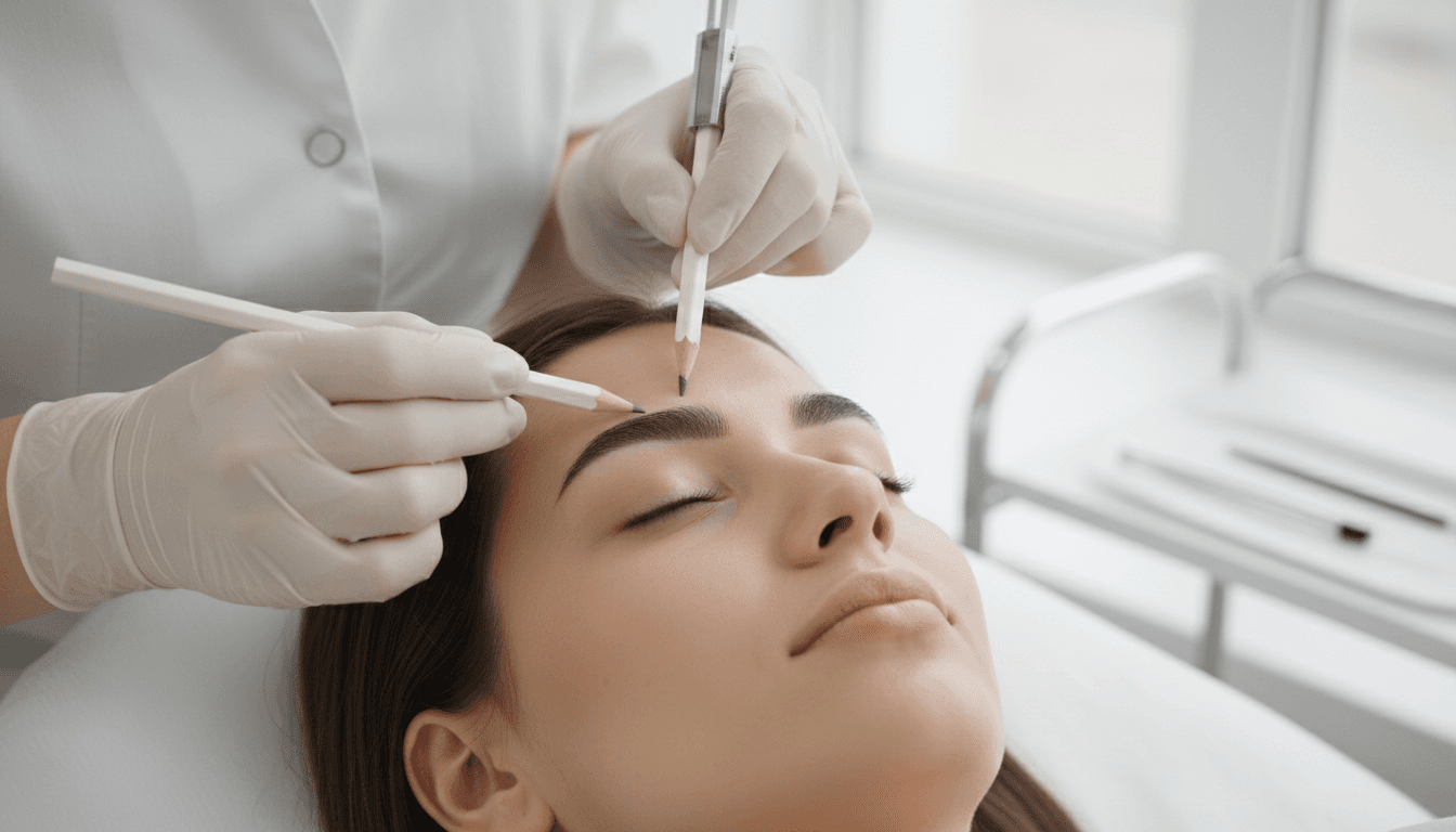 Precision brow mapping